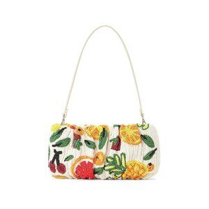STAUD Multicolor Beaded Shoulder Bag / Clutch